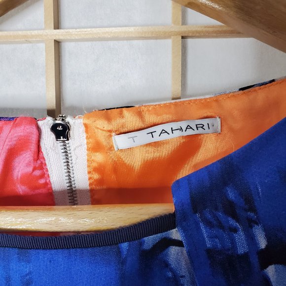 Tahari Blue and White Dress - Picture 4 of 6